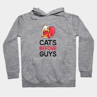 Cats Before Guys - Pet Hoodie